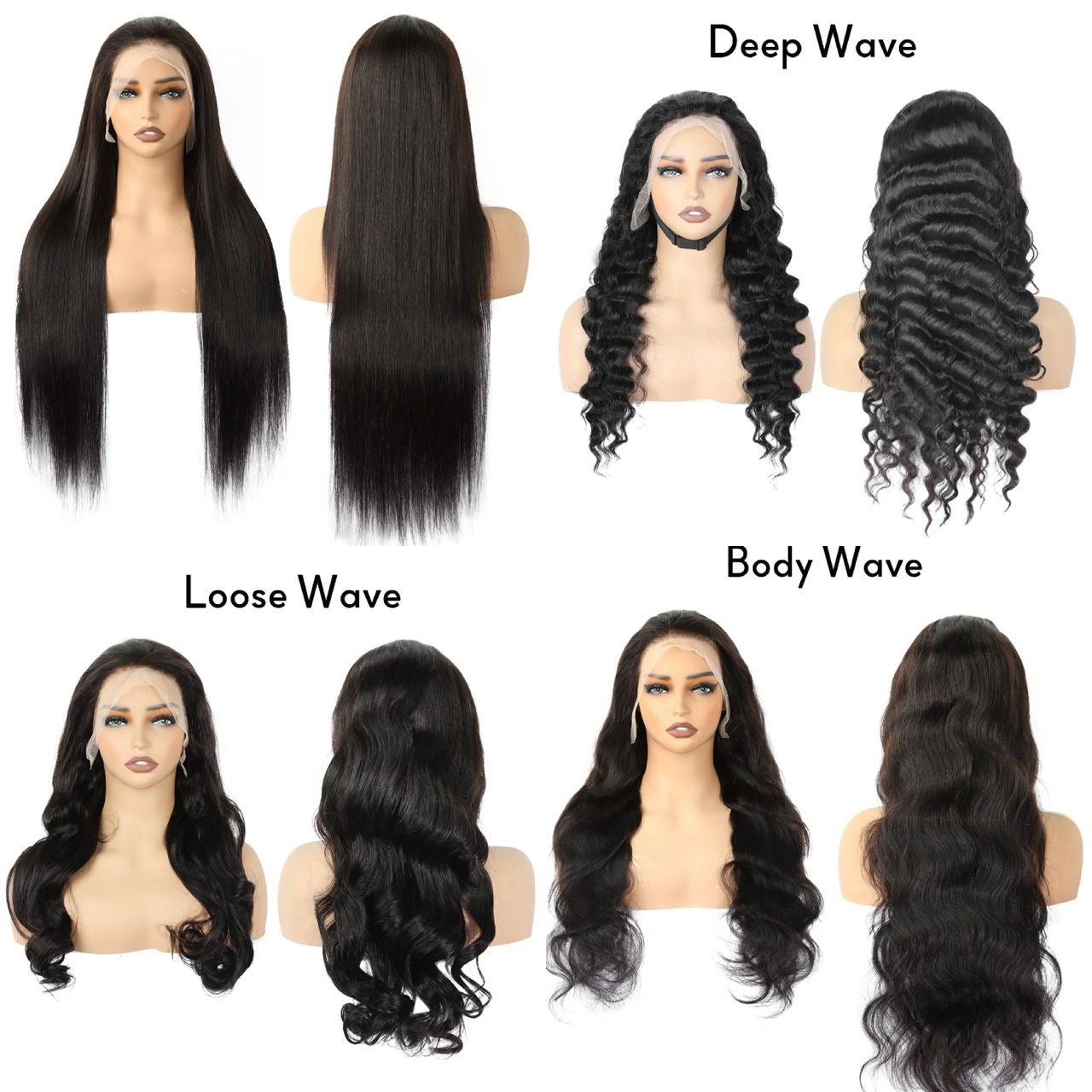 Black HD lace wig