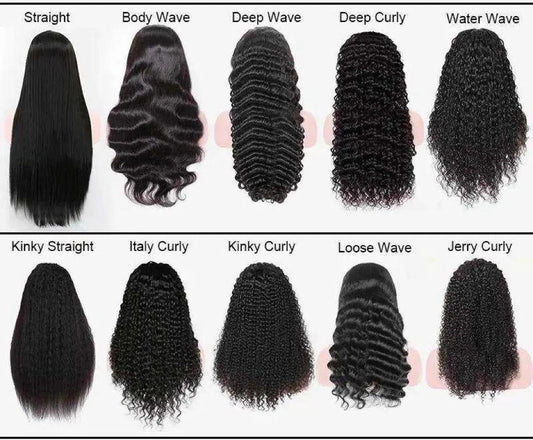 Black HD lace wig